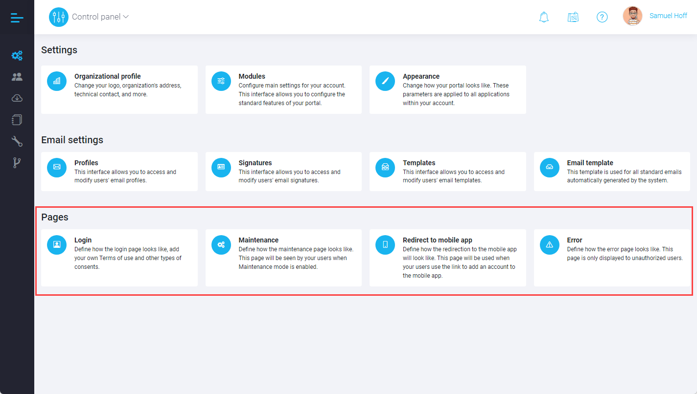 Administration Workshop: Personalization of Every8.Cloud Platform’s Standard Pages