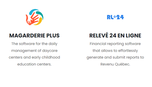 Powered by Every8.Cloud: MaGarderie Plus and Relevé 24 EN LIGNE