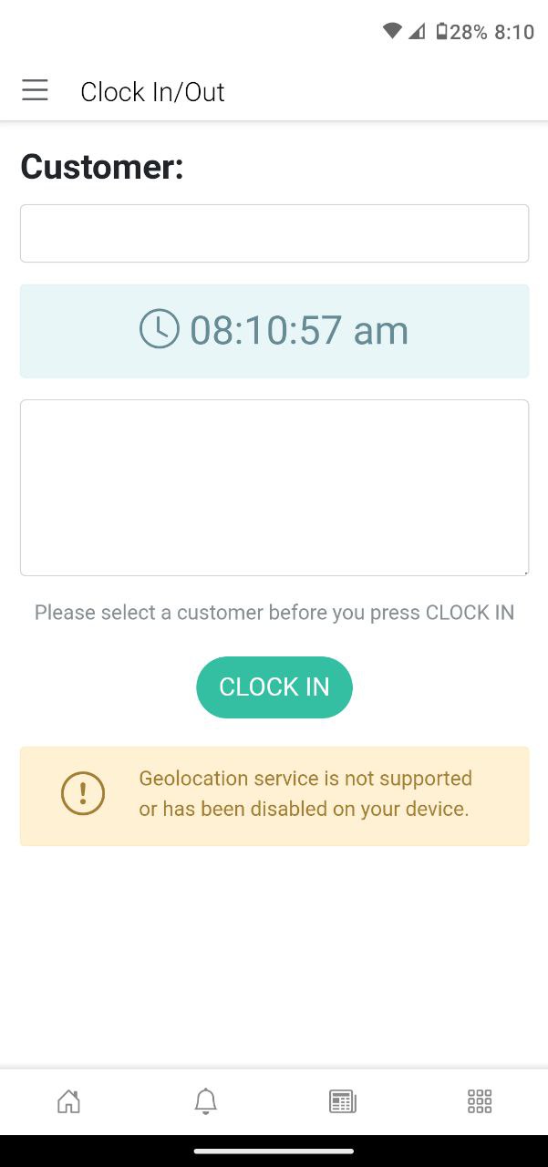 Care Companion: Updates for Clock In/Out System
